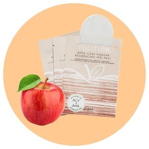 Volition Beauty ACV Resurfacing Pads with Glycolic Acid + Fruit AHAs - 30 pack
